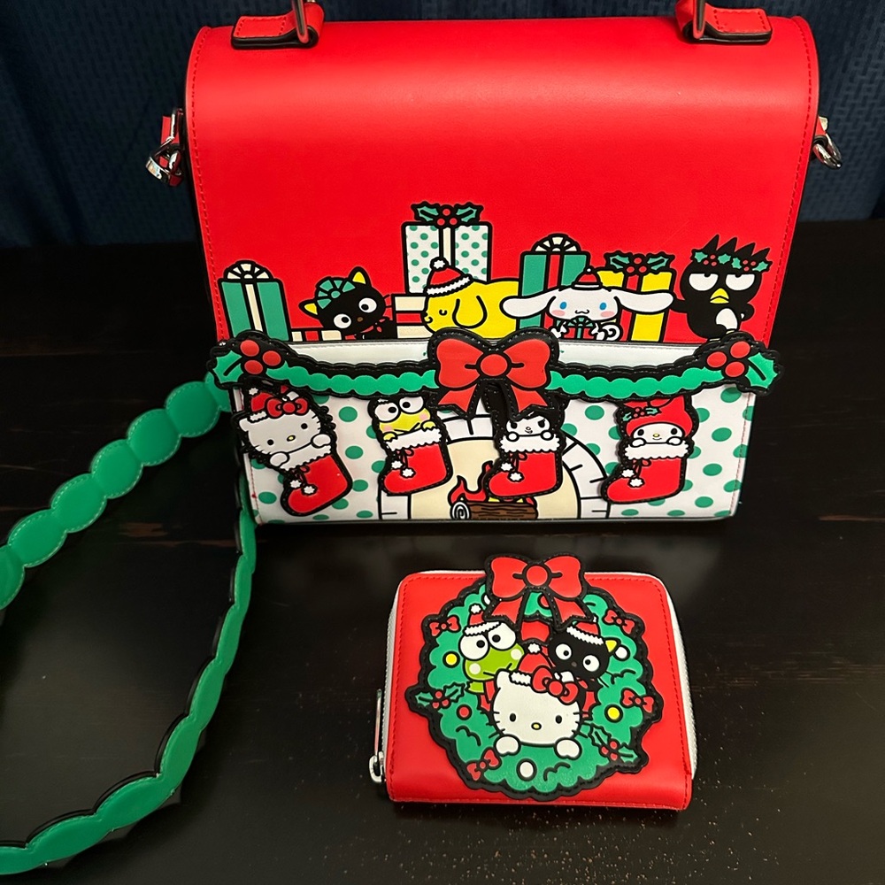 Loungefly Sanrio Hello Kitty Winter Wonderland Crossbody Bag & Wallet